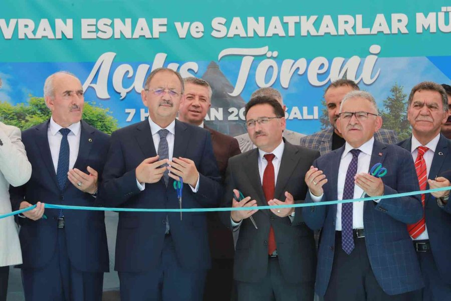 Ahi Evran Esnaf Ve Sanatkarlar Müzesi İkinci Kez Açıldı