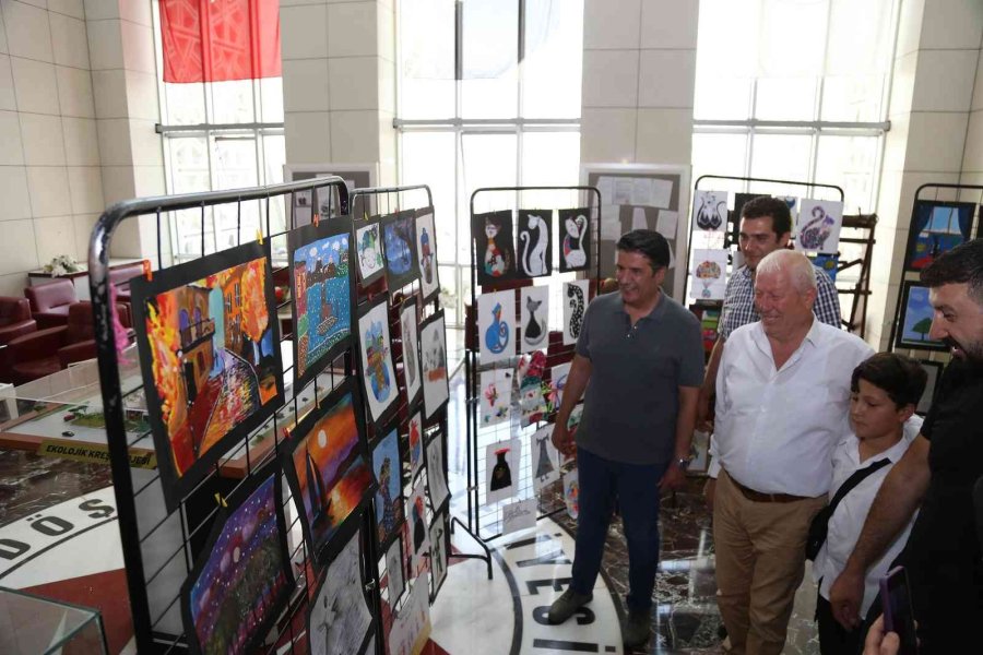 Döşemealtı Belediyesi’nde Karma Resim Sergisi