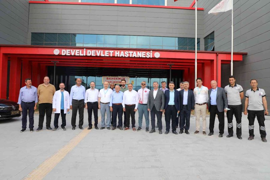 Başkan Büyükkılıç, Develi Devlet Hastanesi Çalışmalarını İnceledi