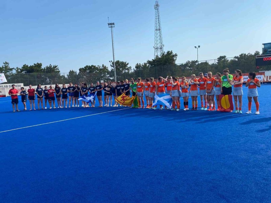 Alanya’da Avrupa Kadınlar Açık Kulüpler Hokey Şampiyonası Yapıldı