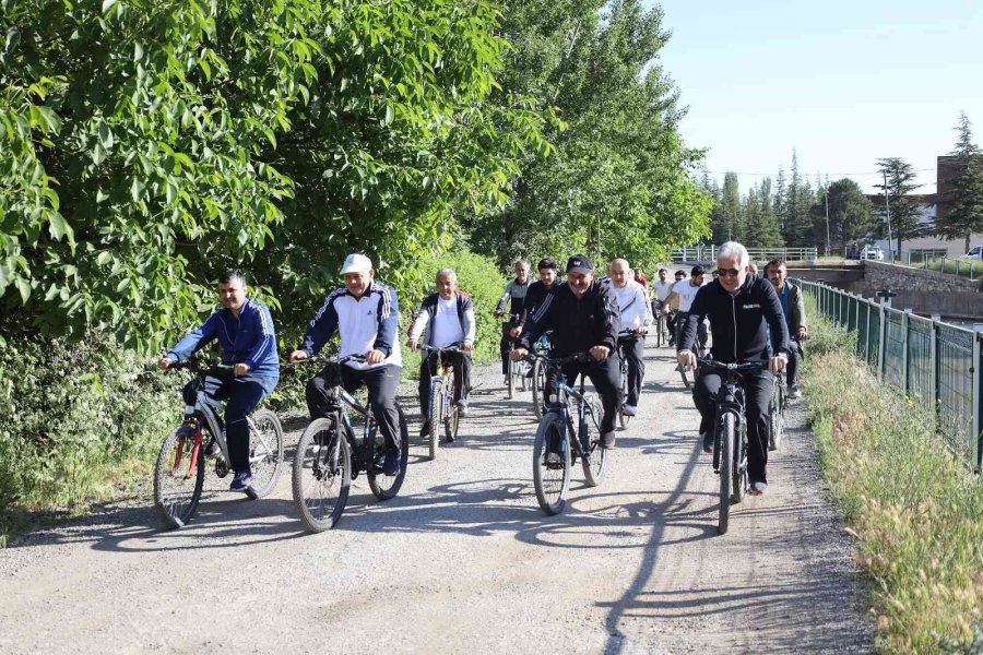 Yahyalı’da Sağlıklı Yaşam İçin Pedal Çevirdiler