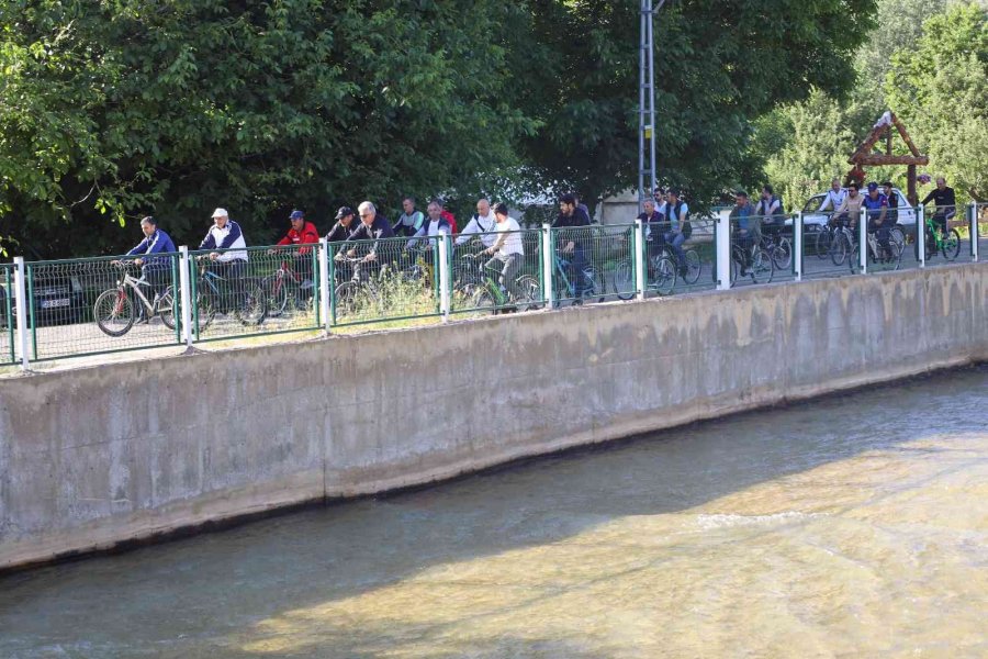 Yahyalı’da Sağlıklı Yaşam İçin Pedal Çevirdiler