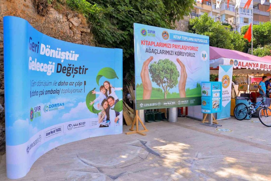 Alanya’nın Dört Bir Yanına Kitap Kumbaraları Konuldu