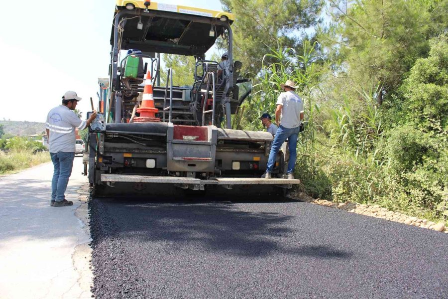 Manavgat Yangını Sonrası Bozulan Yollar Onarılıyor