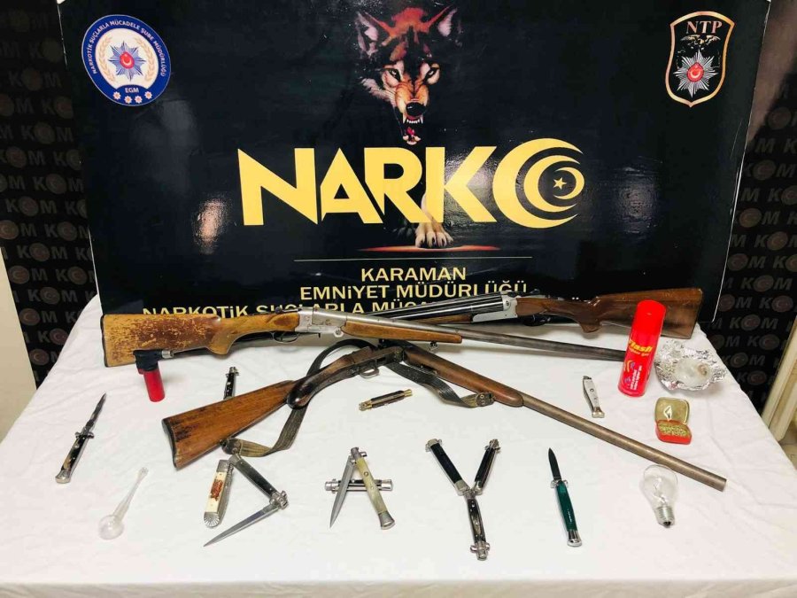 Karaman’da Uyuşturucu Satıcılarına Şafak Operasyonu: 5 Gözaltı