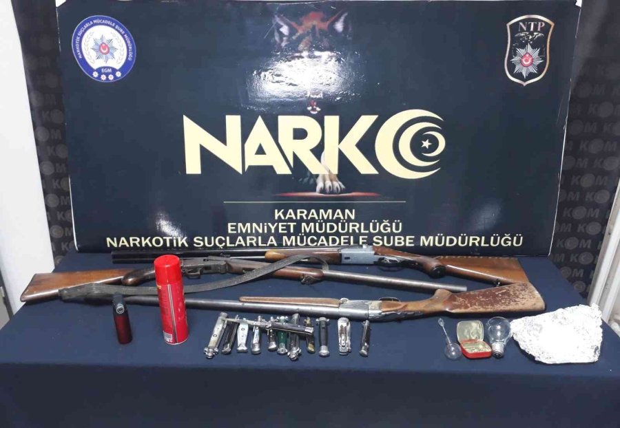 Karaman’da Uyuşturucu Satıcılarına Şafak Operasyonu: 5 Gözaltı