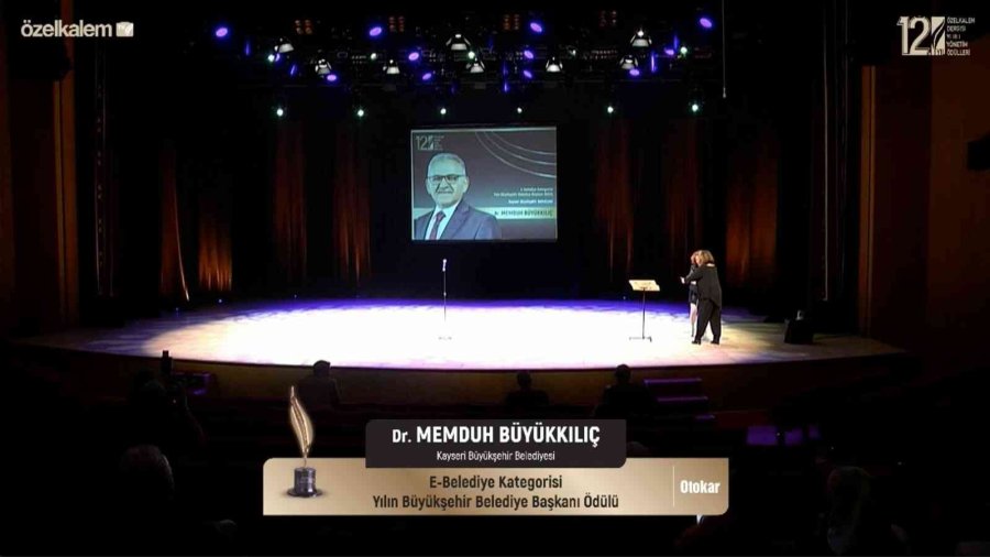 Başkan Büyükkılıç, 2 Ayrı Proje İle ’yılın Belediye Başkanı’ Ödülüne Layık Görüldü