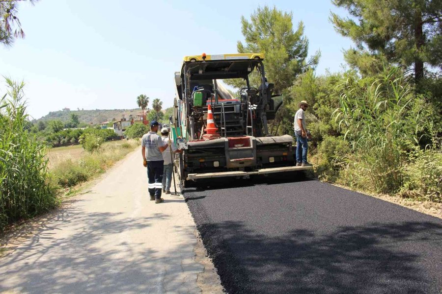 Manavgat Yangını Sonrası Bozulan Yollar Onarılıyor