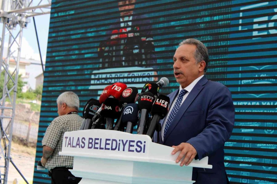 Talas’ta Millet Bahçesine İlk Temel Atıldı