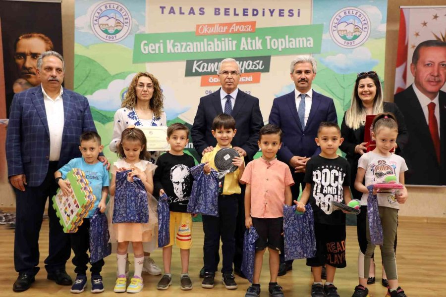 Talas’ta Atıklar Dönüşüme, Ödüller Öğrencilere