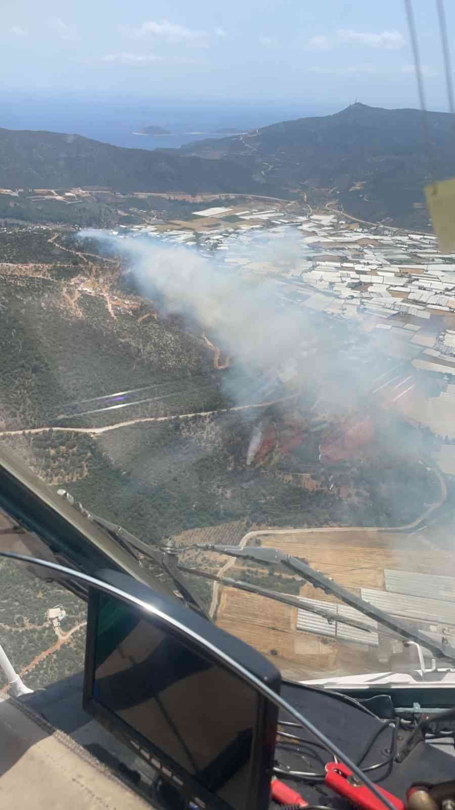 Kaş’ta Çıkan Orman Yangını Kısman Kontrol Altına Alındı