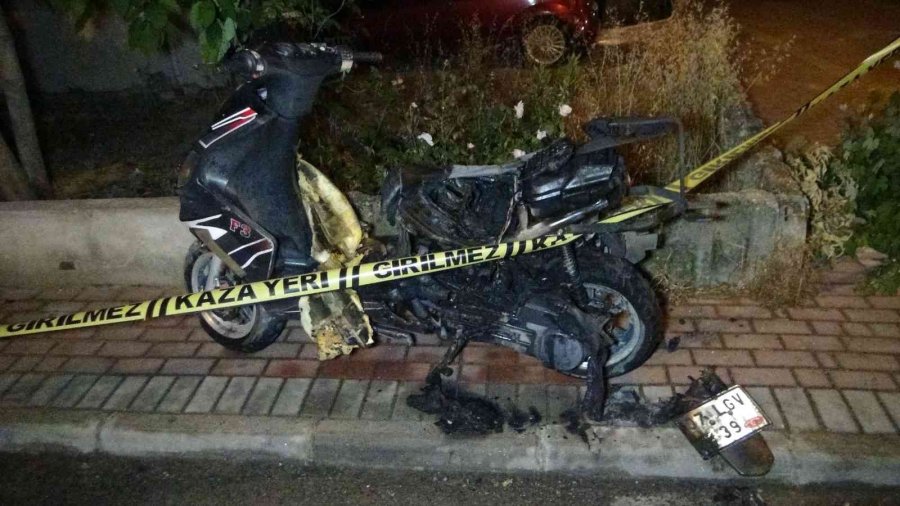 Tartıştığı Babasının Motosikletini Yaktı