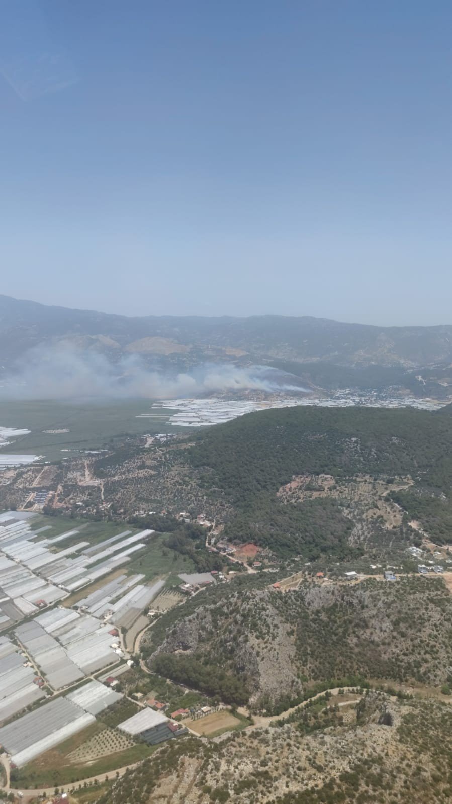 Kaş’ta Çıkan Orman Yangını Kısman Kontrol Altına Alındı