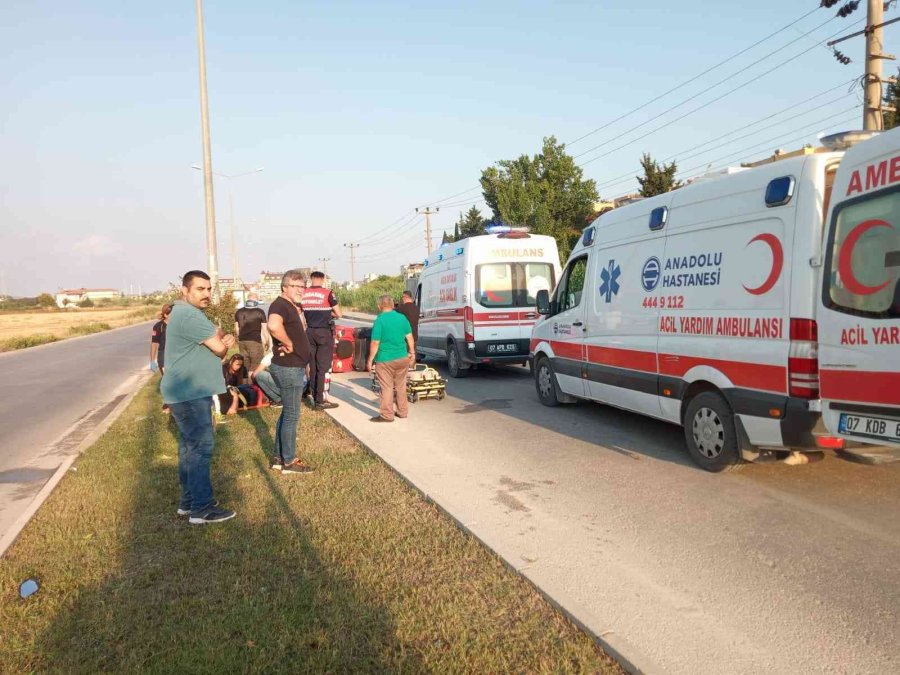 Bindikleri Atv’de Birbirleri İle Çarpışan Alman Turistler Yaralandı