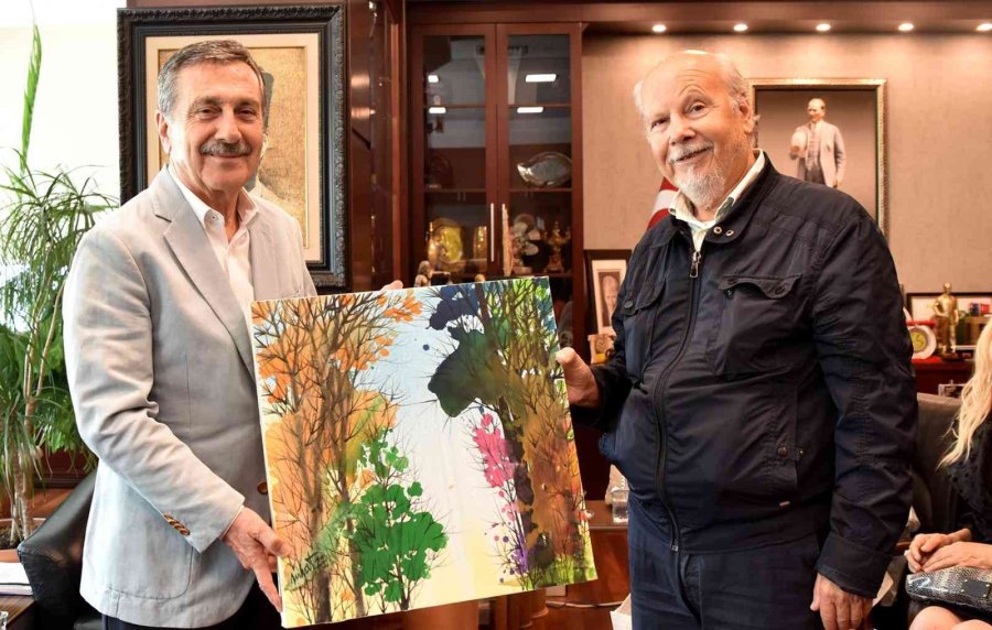 Çalıştay Sanatçılarından Başkan Ataç’a Teşekkür Ziyareti