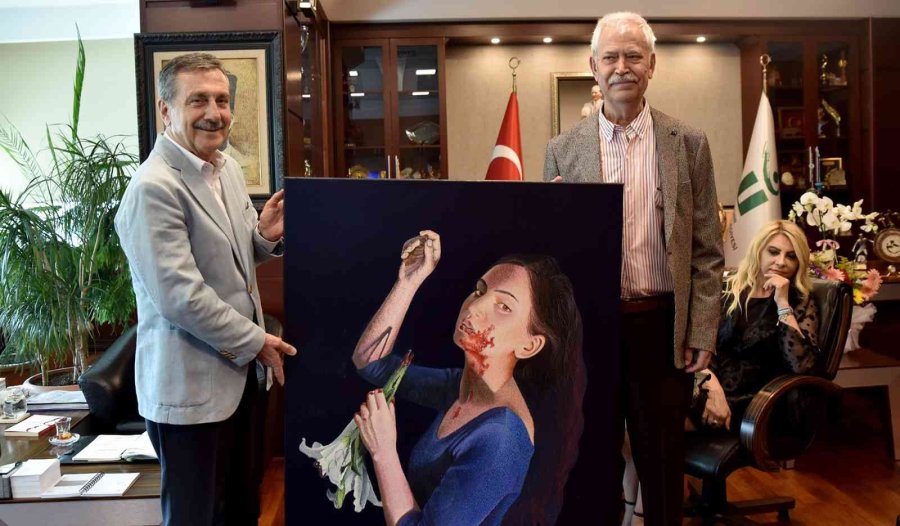 Çalıştay Sanatçılarından Başkan Ataç’a Teşekkür Ziyareti