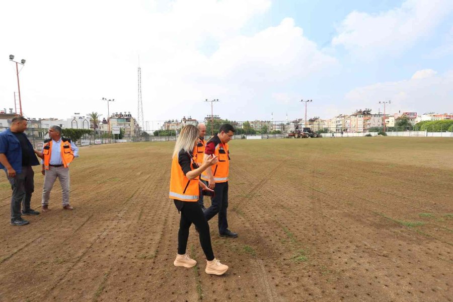Hasan Doğan Stadyumu’nda Zemin Ve Çim Yenileme Çalışmaları Başladı