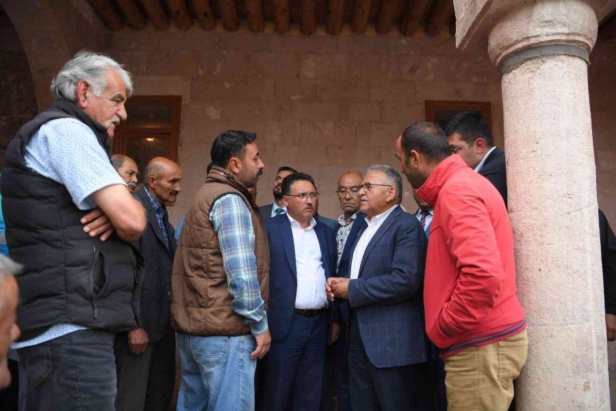 Başkan Büyükkılıç, Vali Çiçek İle Hamidiye Medresesi’nde İncelemelerde Bulundu