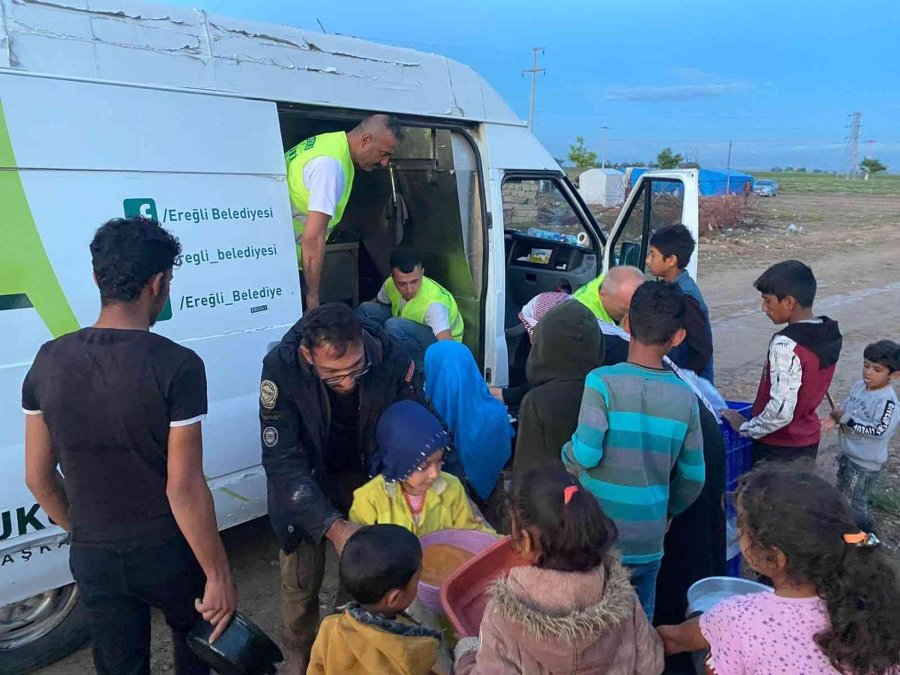 Ereğli Belediyesi Sel Mağduru Vatandaşların Yanında