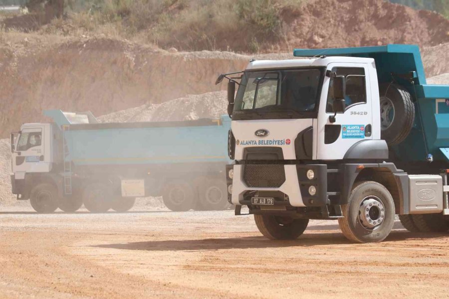 Alanya Belediyesi Maden Kalker Ocağında Üretimi 2 Katına Çıkardı