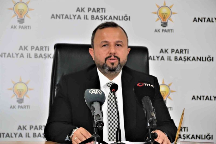 Ak Parti İl Başkanı Taş: "büyükşehirin 3 Yıldır Ortaya Koyduğu Ciddi Projesi Yok"