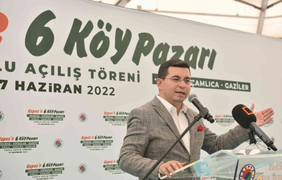 Çiftçiye Ve Üreticiye Destek İçin 6 Köy Pazarı Açıldı
