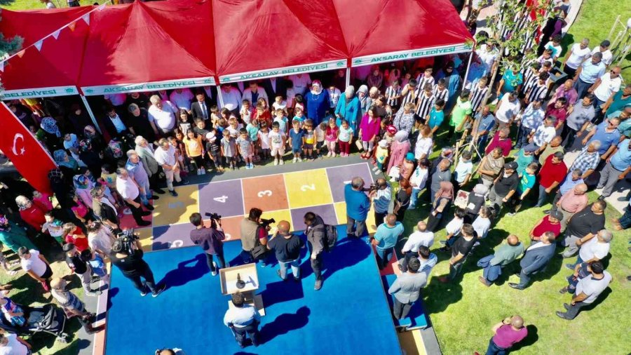 Aksaray’da Fatih Millet Bahçesi Açıldı