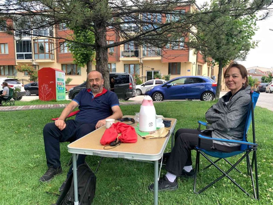 Sınava Heyecanını Piknik Keyfiyle Bastırdılar