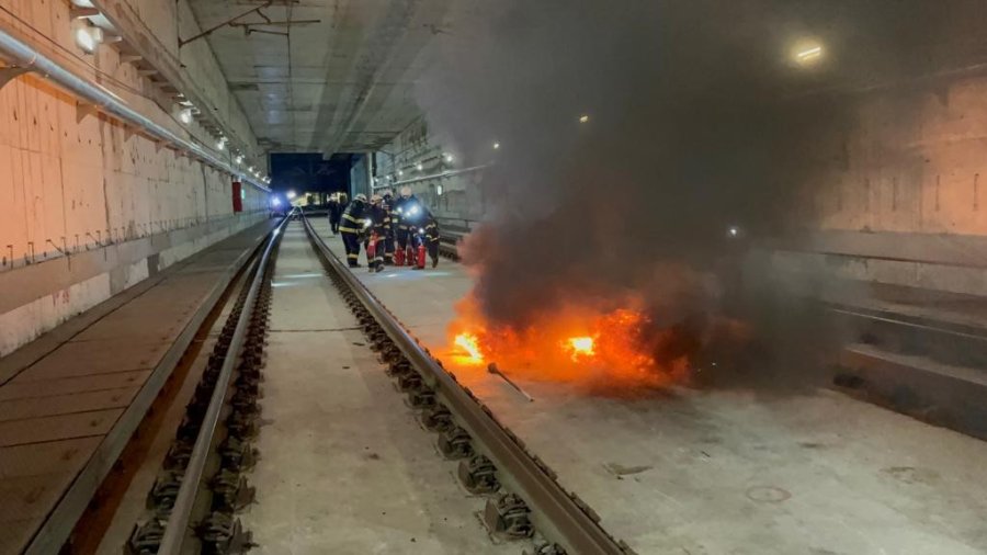 Türkiye’de İlk Olma Özelliği Taşıyan Yangın Tatbikatı Eskişehir’de Yapıldı