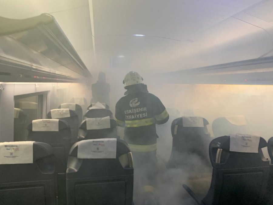 Türkiye’de İlk Olma Özelliği Taşıyan Yangın Tatbikatı Eskişehir’de Yapıldı