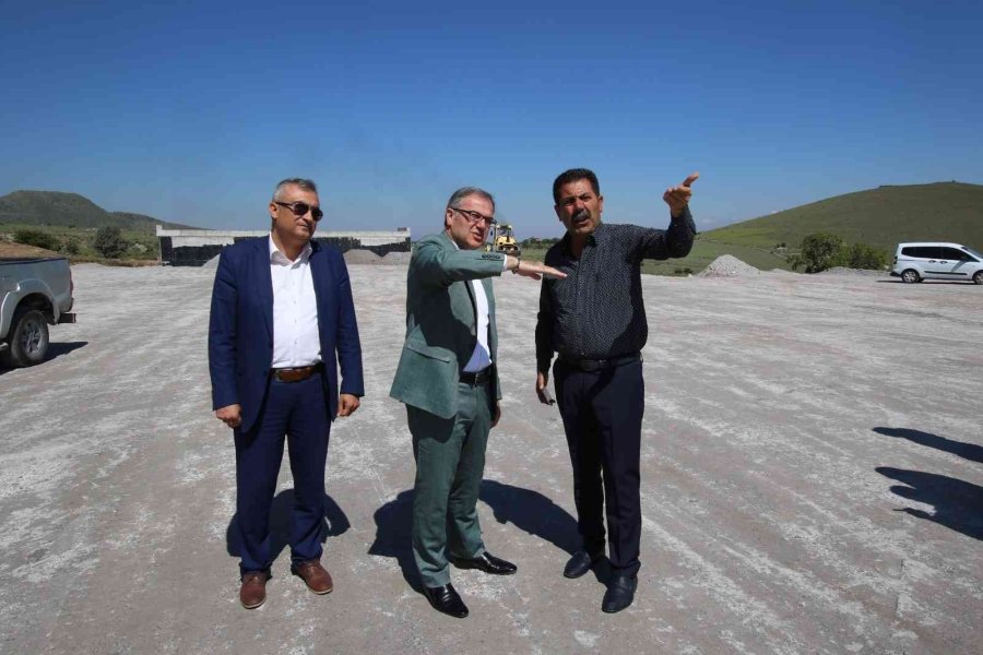 Başkan Özdoğan Erciyes Yolunda İnceleme Yaptı.