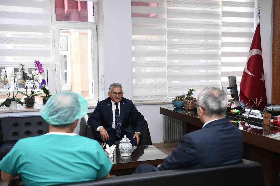 Başkan Büyükkılıç’tan Erü Tıp Fakültesi Başhekimine Ziyaret