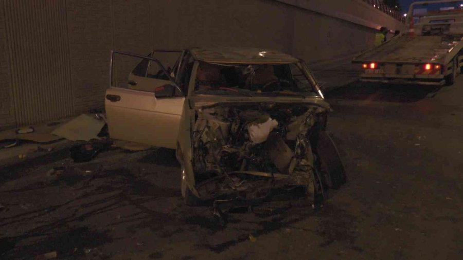 Kayseri’de 6 Araç Alt Geçitte Birbirine Girdi: 4 Yaralı