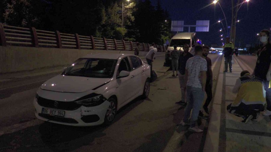 Kayseri’de 6 Araç Alt Geçitte Birbirine Girdi: 4 Yaralı