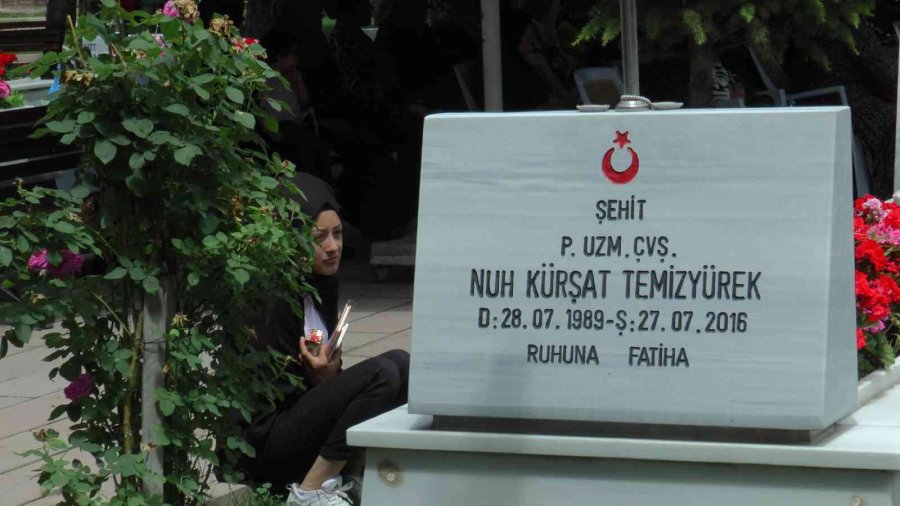 Şehit Astsubay Duran Bayram Kabri Başında Dualarla Anıldı