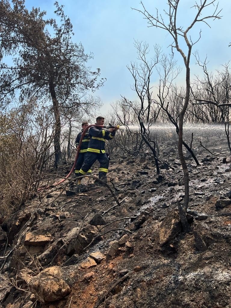 Antalya Büyükşehir İtfaiyesi’ne Marmaris Yangınında Aktif Görev