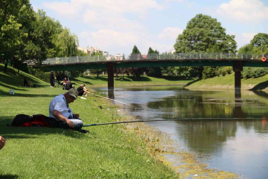 Güneş Yüzünü Gösterdi, Porsuk Balıkçıları Oltalarını Salladı
