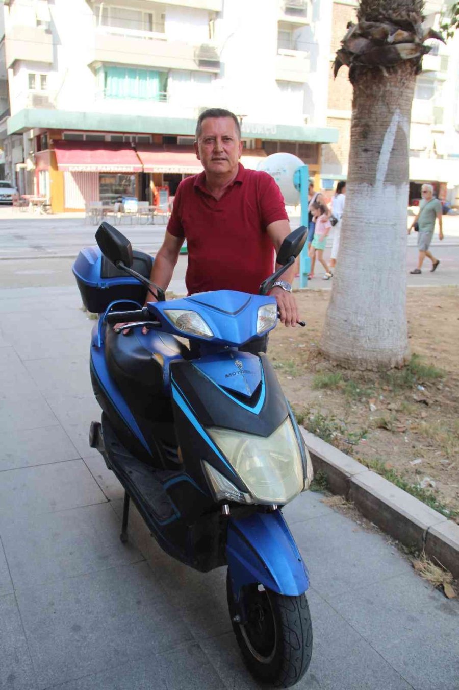 Esnaftan Motosiklet Hırsızına Osmanlı Tokadı