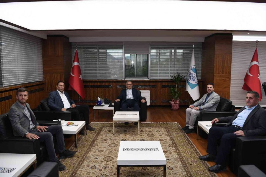 Hakkâri Derecik Belediye Başkanı Çetinkaya’dan Başkan Büyükkılıç’a Ziyaret