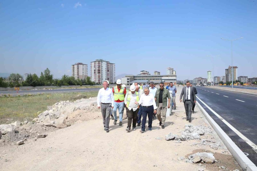 Başkan Büyükkılıç, Talas Raylı Sistem Hattı’nı Denetledi