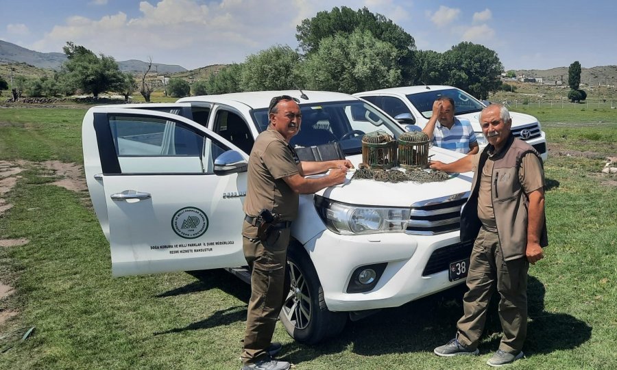 Kaçak Keklik Avcısına Suçüstü