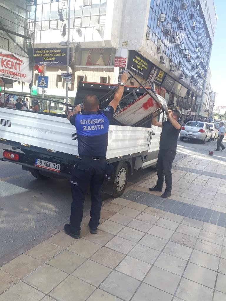 Kayseri’de Çekçekli Hurdacılara Denetim