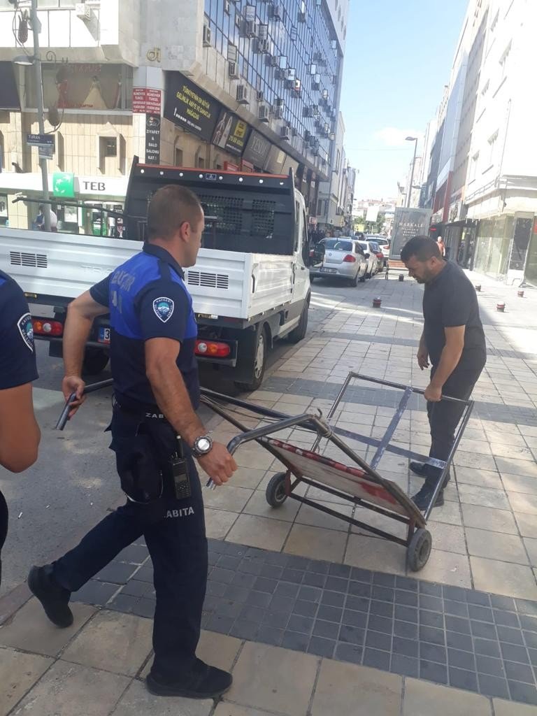 Kayseri’de Çekçekli Hurdacılara Denetim