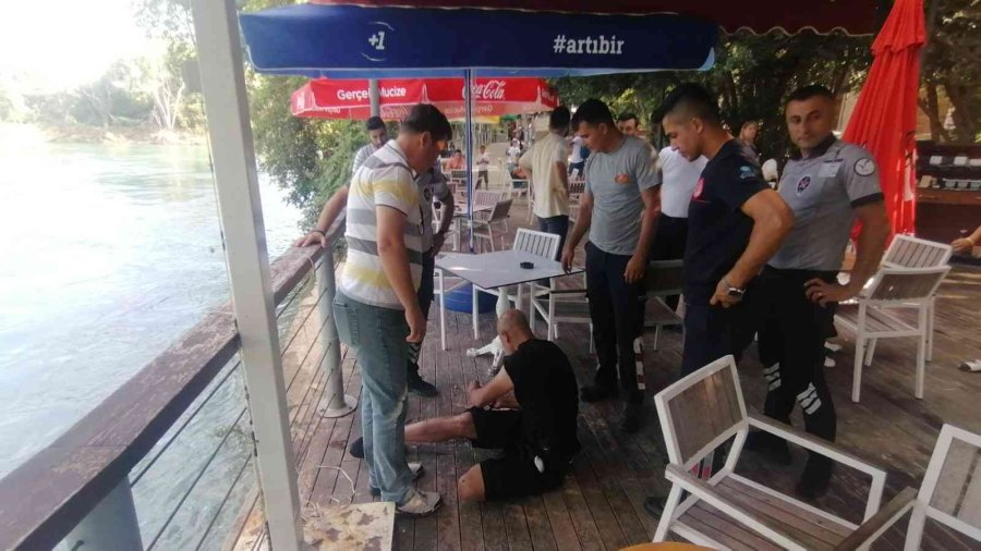 Şelaleye Atlayan Alkollü Şahsı Özel Güvenlik Ve İtfaiye Kurtardı