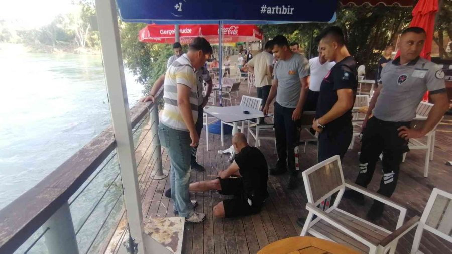 Şelaleye Atlayan Alkollü Şahsı Özel Güvenlik Ve İtfaiye Kurtardı