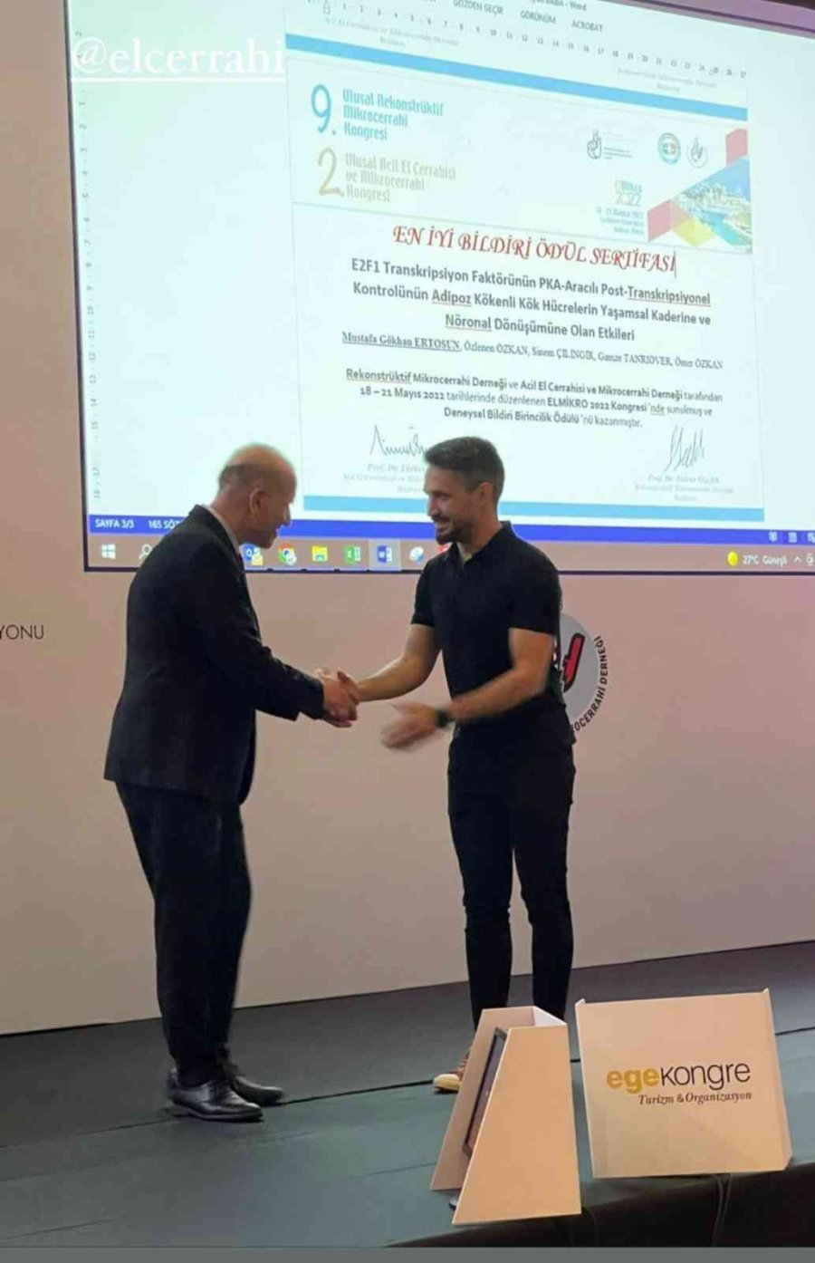 Mikrocerrahide Akdeniz Üniversitesi’ne Ödül