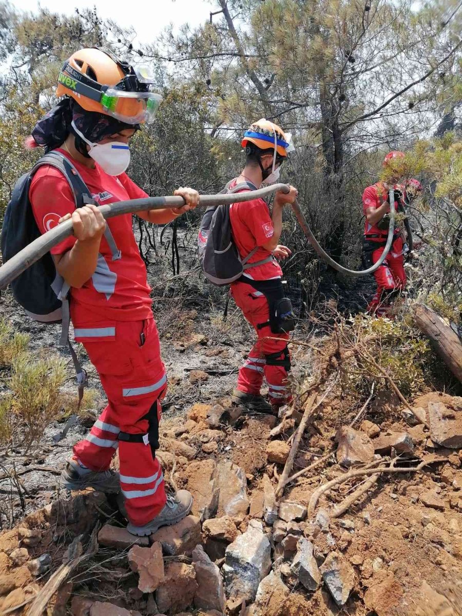 Eskişehir Dak Ekibinden Marmaris Yangınına Destek