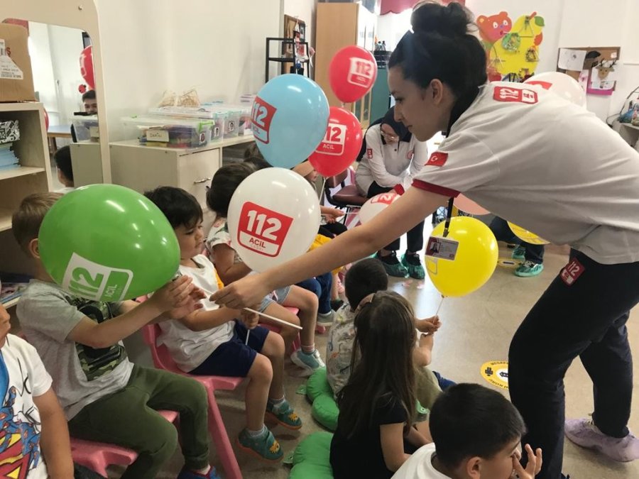 Anaokulu Öğrencileri ’acil Çağrı’ Konusunda Bilgilendirildi