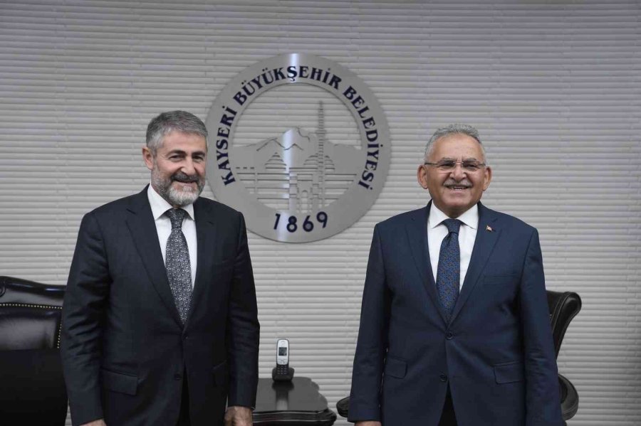 Hazine Ve Maliye Bakanı Nebati’den Başkan Büyükkılıç’a Ziyaret