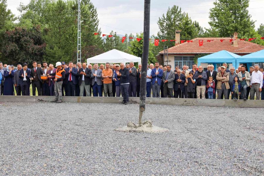 Yahyalı’da Yerköy Cami Temeli Atıldı